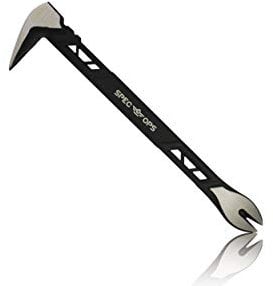 Spec Ops Tools - Extractor de uñas de 11 pulgadas, barra de palanca de pata de gato, acero de alto carbono, 3% donado a veteranos,