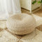Woven Straw Cushion, Natural Straw Pouf Pouffe Tatami Futon Knitted Round Seat, Yoga Seat Cushion, Chair Cushions Home Decor for Outdoor Garden Patio Home
