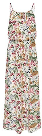 ONLY Damen Onlwinner Sl Maxi Dress Noos Wvn Kleid, Blumen-mischung ,38