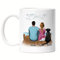 Kiddle-Design Pärchen mit Hunden Tasse Personalisiert Hundebesitzer Geschenk Hundeliebhaber Paar Hund Dog Mom Dad Hundemama Hundepapa