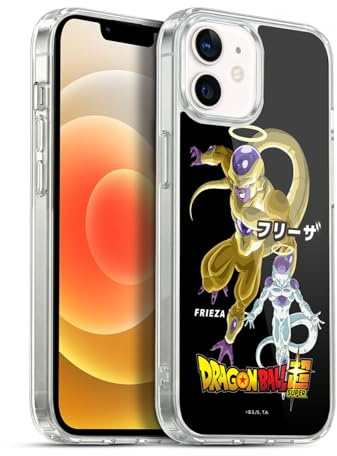 Head Case Designs Officially Licensed Dragon Ball Super Frieza Universe Survival Characters Gel Case [Military Grade Protection] Compatible with Apple iPhone 12 / iPhone 12 and Compatible with MagSafe