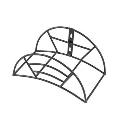 Grindi - Wandschlauchhalter, Gartenschlauch Halterung, Gartenschlauchhalter, Metall Aufbewahrungsorganizer, wetterfest - aus Metall, pulverbeschichtet - 28x16x15 - PGH 1, Schwarz