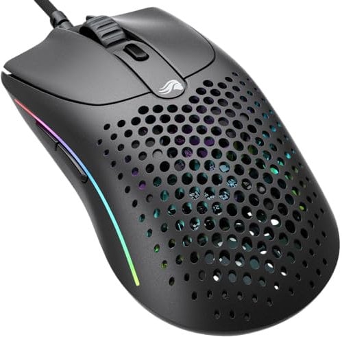 Glorious Gaming Model O 2 Souris de jeu filaire - 59 g ultralégère, FPS, 26 000 DPI, Motion Sync, switches 80M de clics, 6 boutons programmables, ambidextre, RGB, pieds en PTFE - Noir