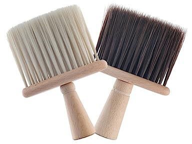 FOMIYES 1stk Rasierpinsel Aus Holz Vintage Rasierpinsel Staubbürste Fürs Gesicht Haarreinigung Im Salon Friseur Haarentfernungsbürste Staubwedelpinsel Einstellen Hölzern Kosmetik