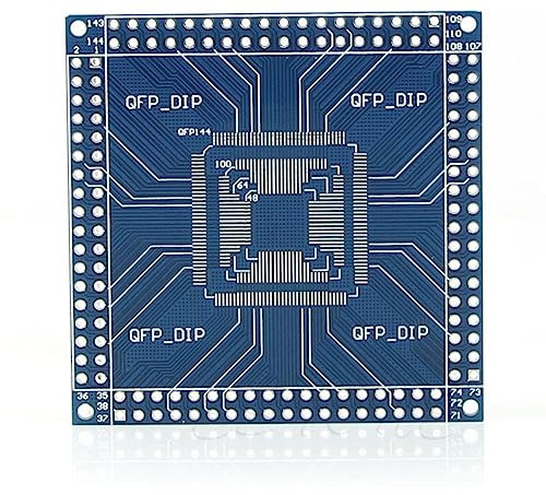 QFP/TQFP/LQFP 32/44/48/64/100/144 Pin Board Adapter Leiterplatte Elektronische Chip Batterie