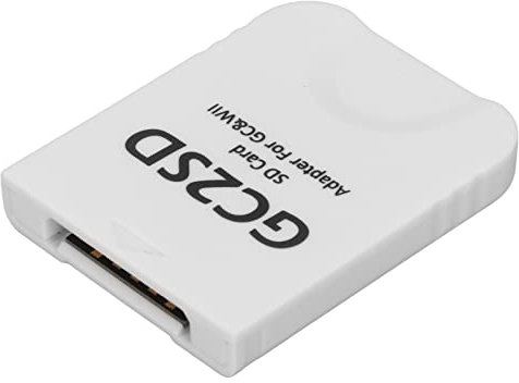 Adaptateur de Carte de Stockage Wii Micro, Lecteur de Carte Adaptateur de Carte Micro SD GC2SD pour Wii pour GC, Mémoire de 512 Go pour Stocker des Jeux, Adaptateur de Carte de