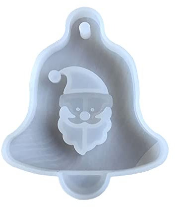 -Anhänger-Dekor-Formen-Silikon-Weihnachtsformen-Epoxy-Gießen mit Loch-Party-Harz-Versorgungsmaterialien Werkzeuge u. Heimwerker Mit Kerzenhalter (A, One Size)
