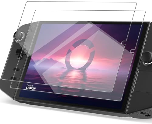 Zerrshoo 2 Stück Panzer Schutz Glas für Lenovo Legion Go, Frei von Kratzern Schutzfolie, 9H Härte Panzerfolie, HD Displayschutzfolie, Ultra-klar Bruchsichere Glasfolie für Lenovo Legion Go