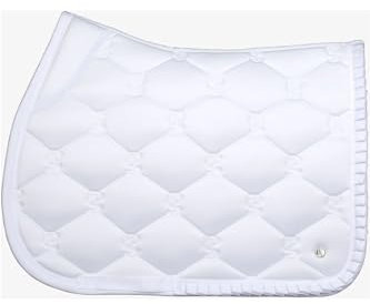 PS of Sweden 2023 Ruffle Jump Saddle Pad 1110-058 - White Saddle Pad Size - Full