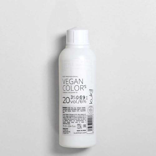 Kukit Hair - Vegan Color's Oxidante en Crema para Tinte, Oxidante 20% VOL (75 ml)