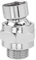 Gasea Shower Head Adapter, 360° Universal Rotating Shower Head Ball Connector, Adjustable Angle Swivel Connector Fits Fixed Hand Held Rain Shower Heads Extension Component