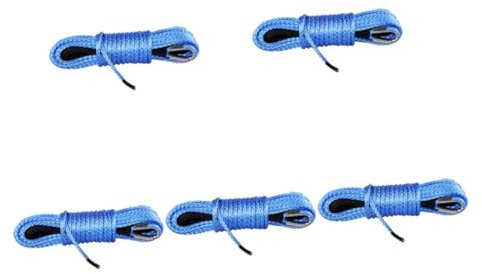 GLEAVI 5st Windenseil Racing-abschleppgurt Fürs Auto Abschleppseil Abschleppgurt Für Fahrzeuge Auto Abschleppgurt Auto Zugseil Abschleppgurt Mit Haken Zugband Verdicken Rennauto Nylon