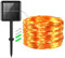 Gcstnn Garden Solar Lights Outdoor, 5M 50 LED Solar Fairy Lights, Copper Wire 8 Modes Waterproof String Lights for Yard, Christmas Tree, Bedroom, Gate, Indoor/Outside Decorations(Orange)