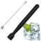 XPEX 26 CM Cocktail Stößel Aus Edelstahl Mit 1 Stößel Rührlöffel,Zitronen Stampfer Eisstößel Muddler Zum Maischen Von Eiswürfeln Und Früchten,Barkeeper Bar Tool Essentials