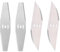 4 pièces lames métalliques pour coupe bordure lame de débroussailleuse en métal pour coupe gazon et accessoires de tondeuse à gazon, disque, lame diamant et lame en croissant