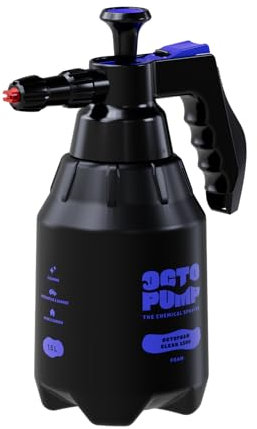 OctoFoam Clean 1500 | Premium-Schaumsprüher mit Zerstäuber |1500 ml | Geeignet für alkalische Medien und Reiniger | Haus, Garten, Werkstatt und Industrie | Made in Germany