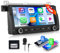 CAMECHO Android 13 Radio de Coche para BMW E46 Radio con Navi Carplay Android Auto, 8.8 Pulgadas de Pantalla táctil de Radio de Coche con FM RDS Volante de Control Bluetooth y USB + micrófono Externo