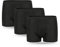 3 Pares de Calzoncillos para Incontinencia Hombre Boxer de Algodón Lavable y Reutilizable con Almohadilla Absorbente de 300 ml Ropa Interior Absorbente Negro Talla XL