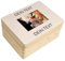 Creative Deco Personalisierte Geschenke Wunschtext + Foto | Fotogeschenke Holzkiste | Dein Eigenes Bild Individuelles Geschenk | Geschenkkiste Geschenkbox für Frauen, Männer, Paar | 19,5 x 15 x 10 cm