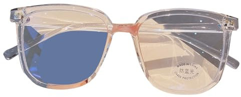 YiQinzcxg Unisex Rahmenbrille Klare Linsen Übergroße Randgläser Geeks Kostüm Clear Linsen Gläses Foto Requisiten