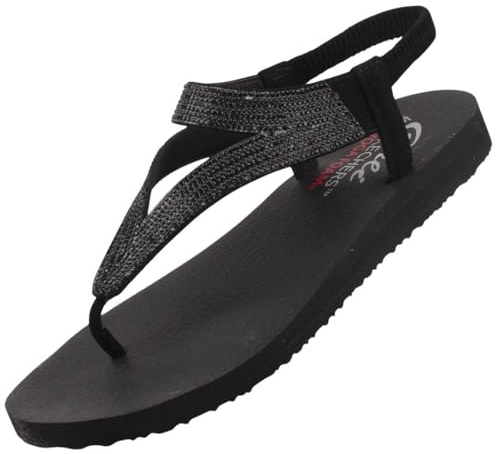 Skechers Meditation Vibrant Glow Damen Zehentrenner Black EU 40