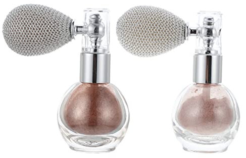VINTORKY 2pièces Paillette Spray Fixateur Pour Visage Cheveux Brillance Instantanée Pour Et Événements