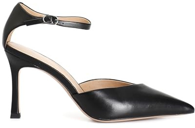CAFèNOIR - Lederpumps Mit Knöchelriemen Schwarz, Für Frauen, Farbe Schwarz, Größe 38