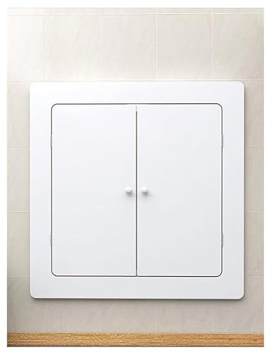 Générique Panneau d'accès décoratif Invisible en PVC sans Couture - Dimensions sur Mesure for masquer Les vannes de Chauffage au Sol - Panneau d'accès étanche for Salle de Bain(50x60cm)