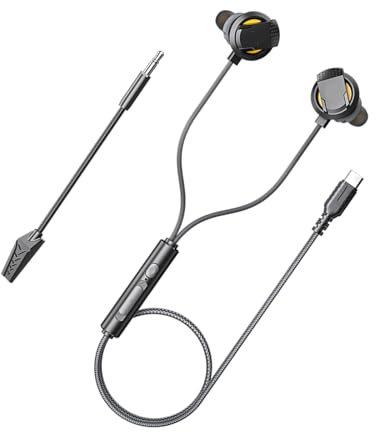 Fluxioxtna 1 Set RX5 Telefoni Cellulari Esports Auricolari Gaming In Ear Con Filo Pollo Mangiare Cuffie Tipo C Connettore Con Auricolari
