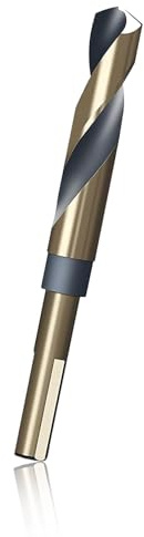 Durable Reduced Drill Bits 16mm High Speed Steel 4341 with 10mm Shank for Slim Body Stainless Steel Alloy Metal Plastic Wood (Bronze; 150 * 16mm)