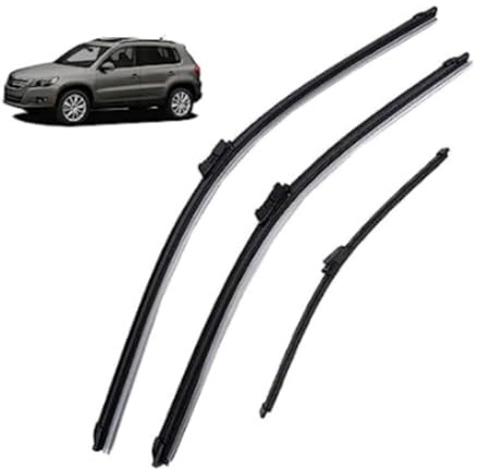 ZWBC Wischerblätter für Volkswagen Tiguan 2007-2016, Scheibenwischer Wischerblätter Vorne Dauerhaft Scheibenwischerblätter Set Zubehör