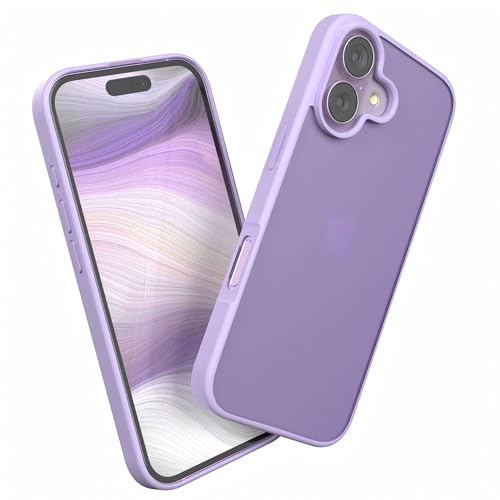 EAZY CASE - Outdoor Hülle für iPhone 17 hochwertige Matte Schutzhülle mit Ultra Aufprallschutz [Samtweiche Haptik] Stoßfest und Kratzfest Handyhülle mit Kameraschutz - Hell Lila