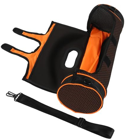 Wegiwuca 3. Outdoor Reise Aufbewahrungskoffer Für Boombox 4-Lautsprecher Kratzfeste Netztasche Mit Abnehmbaren Schultergurten Tragbare Lautsprecheraufbewahrung
