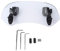 Motorrad Windabweiser, Universal Motorcycle Modified Windschutzscheibe Windschutzscheibe Spoiler Air Deflector(Ger?uchert)