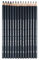 Malayas Zeichenstifte-Set, 14-teilig, Zeichenstifte, 12B, 10B, 8B, 7B, 6B, 5B, 4B, 3B, 2B, B, HB, 2H, 4H, 6H, Graphit-Bleistifte für Kinder, Erwachsene, Künstler, Studenten, Anfänger, Profi