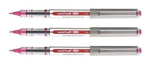 Uni-Ball Tintenroller, Flüssigtinte, UB157, mittlere Spitze, 0,7 mm, Rosa