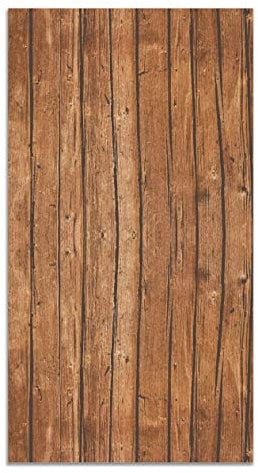 Panorama Vinylteppich Holz - 100x140 cm - Waschbar rutschfest Küchenteppich