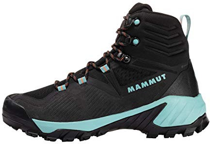Mammut Damen Sapuen High GTX Traillaufschuh, Black-Dark Frosty, 38 EU
