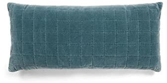 ESSENZA Dekokissen Julia Denim, 40x90 cm - 100% Baumwollsamt - Uni