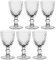 LA PORCELLANA BIANCA Set 6 calici in vetro bicchieri H 15.5 cm P401100003