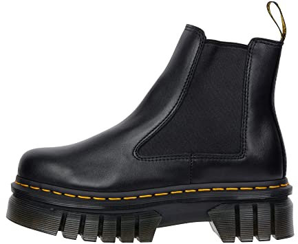 Dr. Martens 27148001, Anfibi Donna, Black Tassel Lux, 36 EU