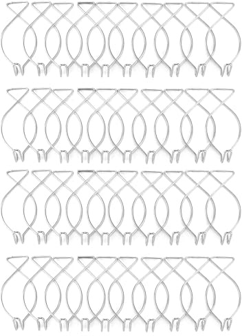 40 Stück Deckenhaken Clips F2 Metallhaken Automatische Rebound Clips Abgehängte Deckenhaken für Büro, Party, Haus und Hochzeitsdekoration Decke, 2,3 X 1,2 X 0,7 Zoll