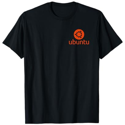 Ubuntu Linux Lover-T-Shirt con Logo OpenSource Os Tee Maglietta