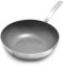 GreenPan Chatham Tri-Ply Stainless Steel Healthy Ceramic Nonstick 11 Wok Pan, PFAS-Free, Multi Clad, Induction, Dishwasher Safe, Oven Safe, Silver