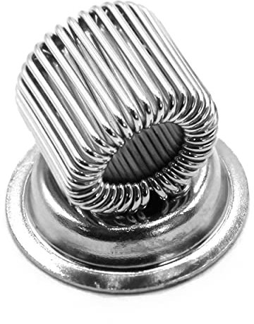 Ashton and Wright - Einzelner magnetischer Stifthalter aus Metall - ideal für Ärzte/Krankenschwestern/Piloten - einzeln - Silber