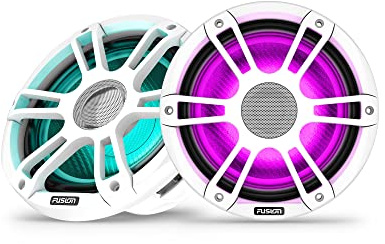 Garmin Fusion® Signature Series 3i Marine Coaxial Speakers, 8.8 330-watt CRGBW Coaxial Sports White Marine Speakers (Pair)