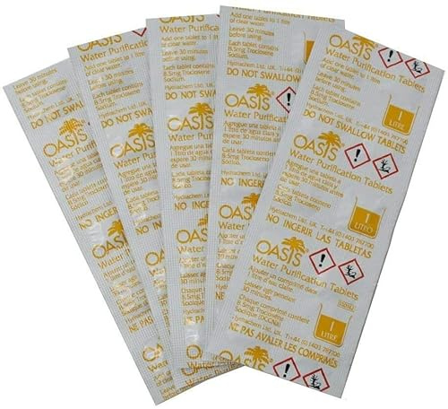 Pasha81 Oasis 8.5 mg Emergency NADCC water Purification Tablets (200)
