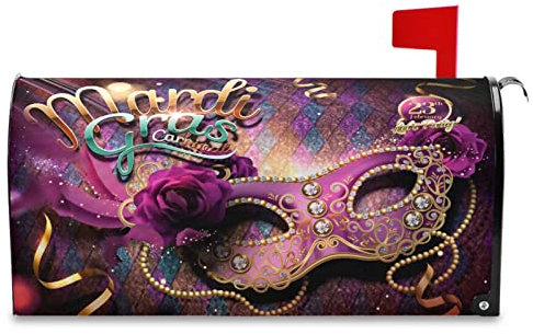 Vdsrup Briefkasten-Abdeckungen, magnetisch, für Karneval, Briefkasten, Standardgröße, 45,7 x 52,6 cm, Gartendekoration
