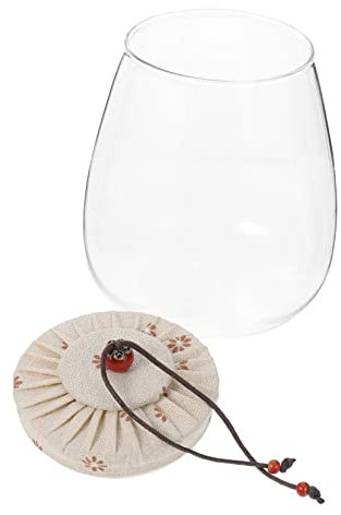 Cabilock Busse Glasgefäß Lebensmitteldosen Luftdicht Verschließen Glasbeh?lter Mit Deckel Versiegelte Kanister Abgedeckte Krüge Snackbehälter Aus Glas Gläser Kork Weiß Zuckerschüssel Würze