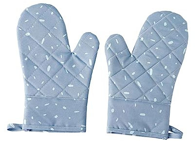 Veemoon Paar Backhandschuhe Ofenhandschuhe Rutschfester Silikonhandschuh Isolierter Handschuh Isolierte Handschuhe Hitzebeständiger Handschuh Mikrowelle Handschuhe Gegen Verbrühungen